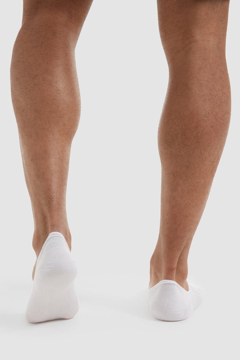 3 Pack No Show Socks in White - TAILORED ATHLETE - ROW