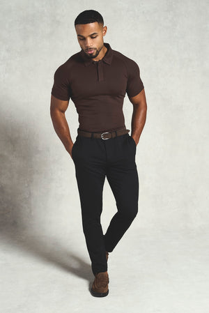 365 Muscle Fit Trouser in Black