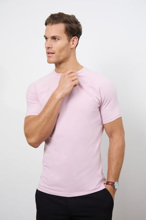 Muscle Fit T-Shirt in Pink - TAILORED ATHLETE - ROW