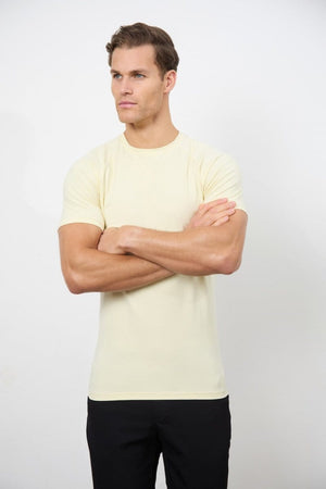 Muscle Fit T-Shirt in Lemon - TAILORED ATHLETE - ROW