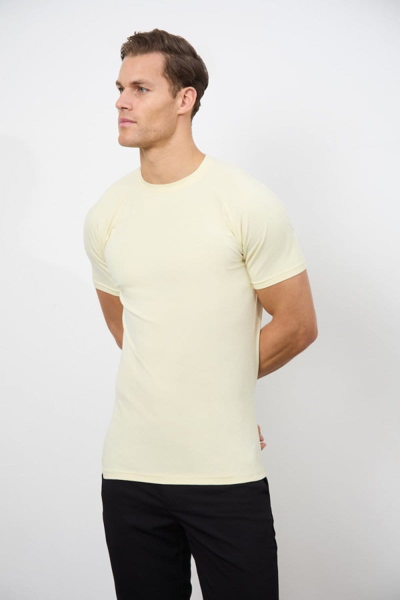 Muscle Fit T-Shirt in Lemon - TAILORED ATHLETE - ROW