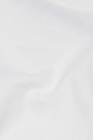 Muscle Fit Long Sleeve T-Shirt in White