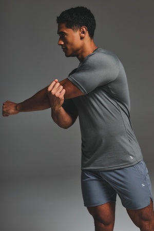 Essential Training Top in Charcoal