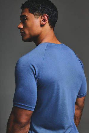 Essential Training Top in Slate Blue