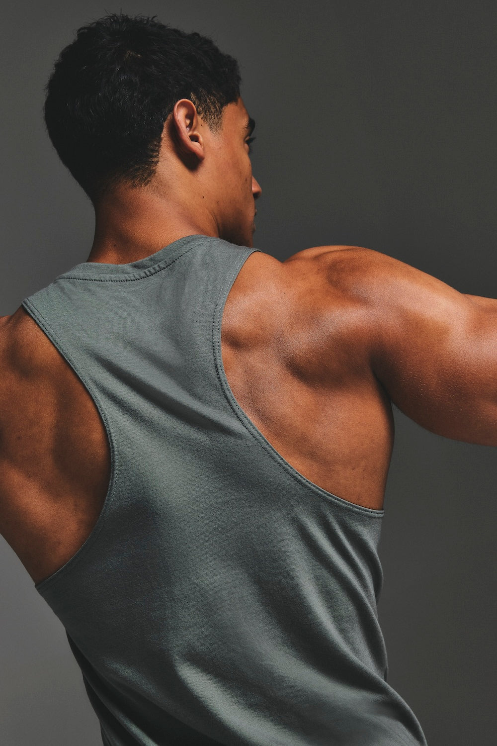 Essential Training Vest in Charcoal