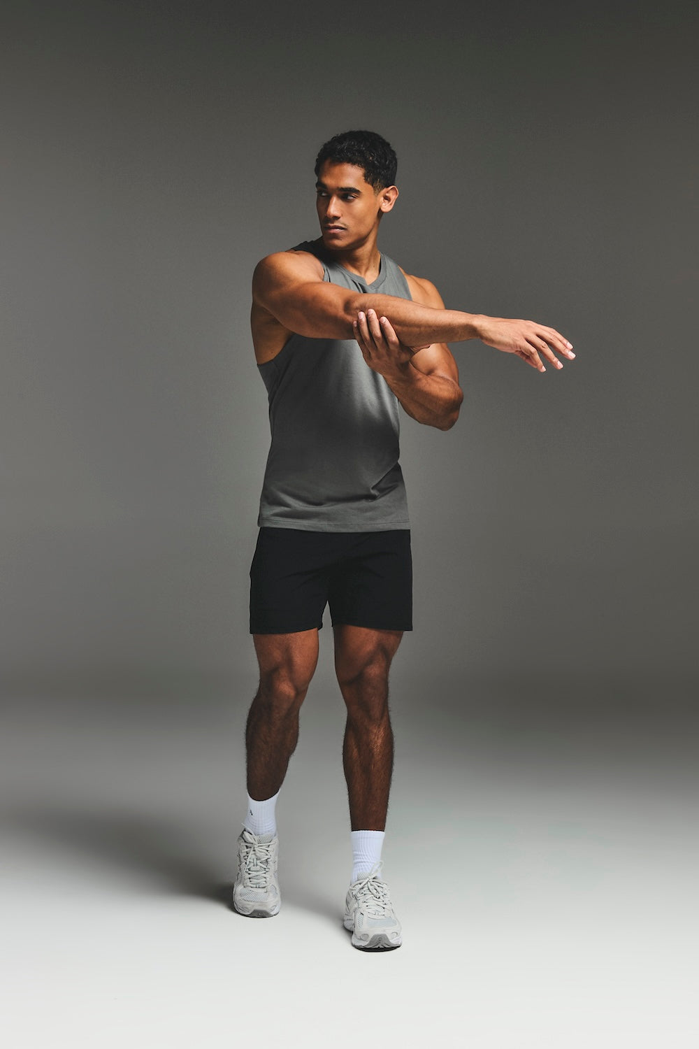 Essential Training Vest in Charcoal