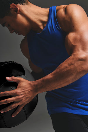 Essential Training Vest in Cobalt Blue