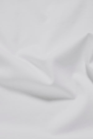 Mercerised Cotton T-Shirt in White
