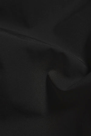 Shower Resistant Funnel Neck Jacket in Black