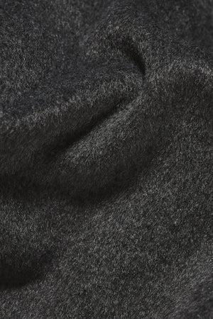Single Breasted Overcoat in Grey
