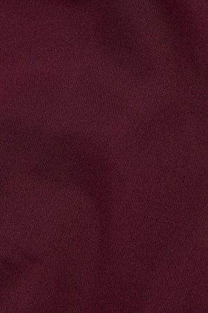 Muscle Fit Dress Shirt in Burgundy