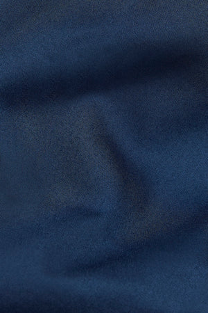 Muscle Fit Dress Shirt in Navy Blue