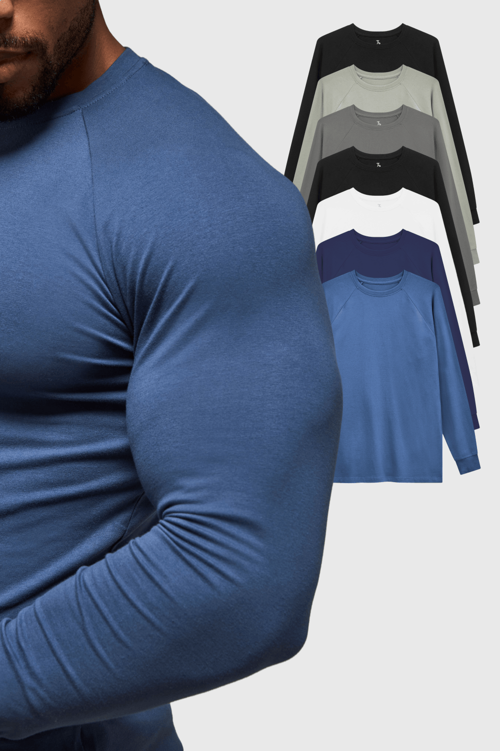Muscle Fit Long Sleeve Everyday 7-Pack