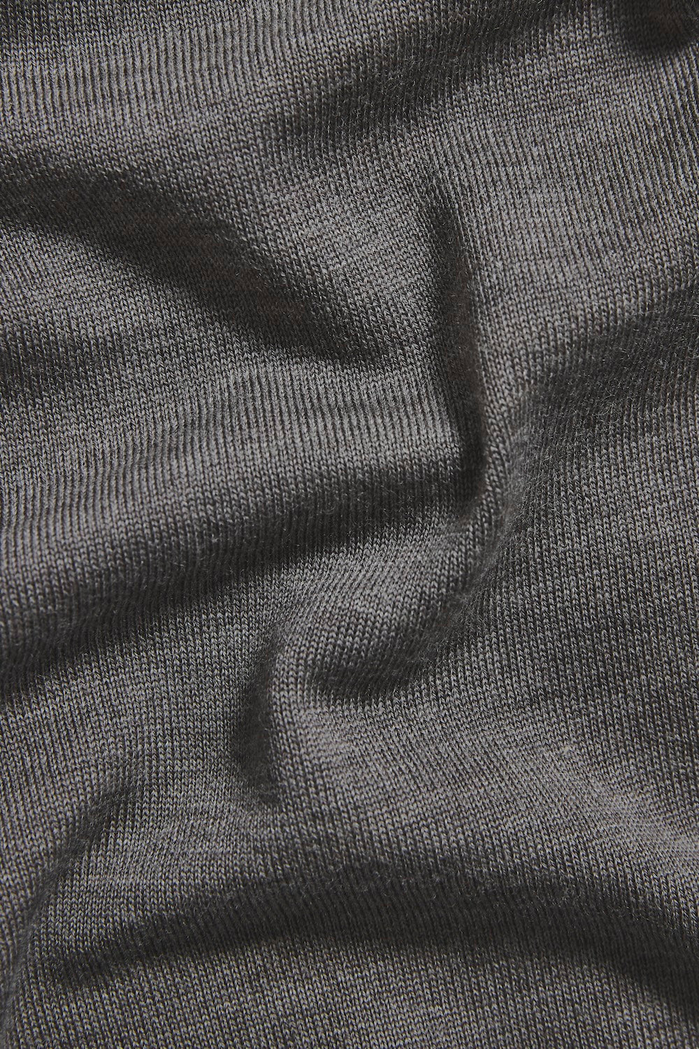 Extra Fine Merino Wool Crew Neck Jumper in Neutral Marl