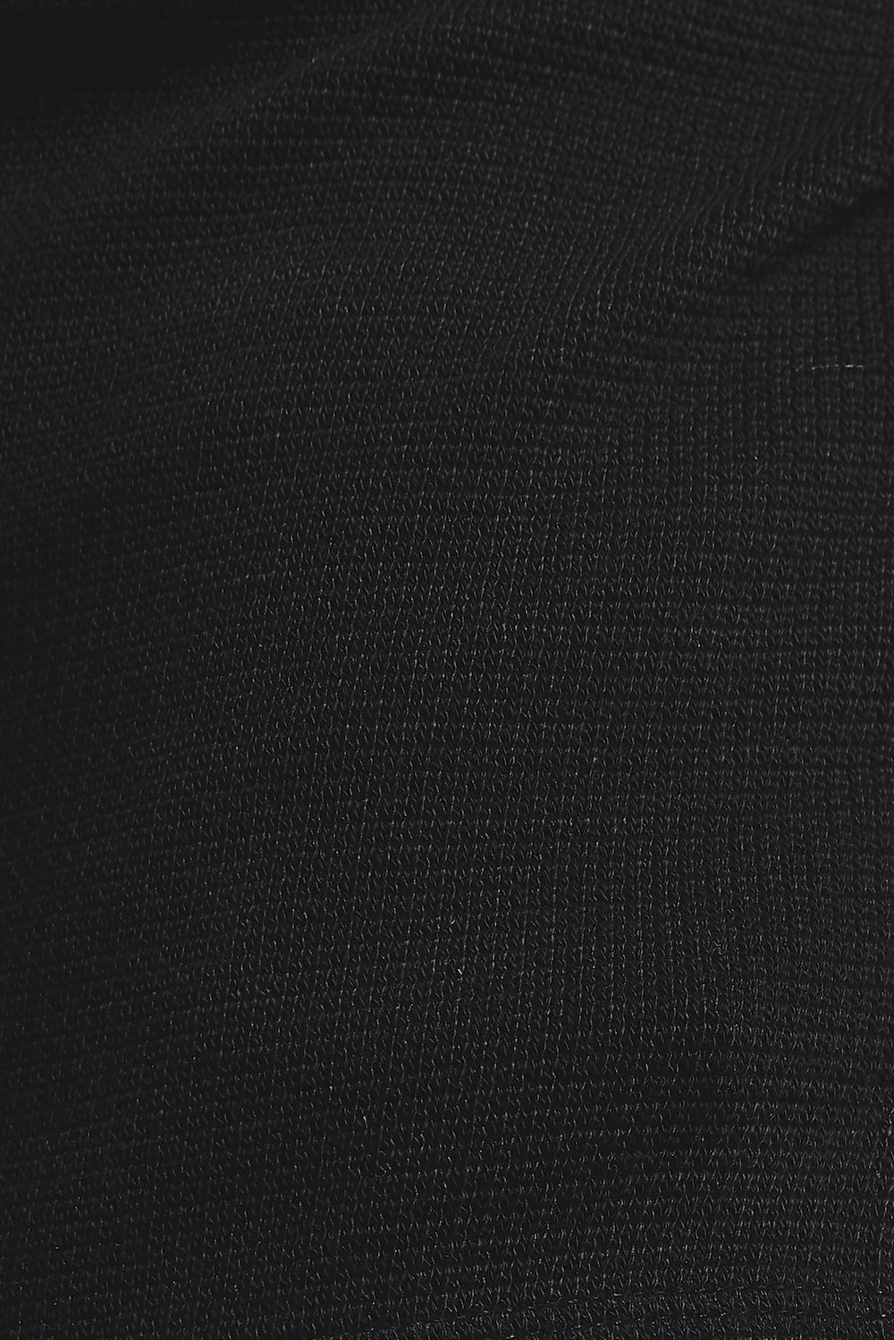 Heavy Weight Textured Crew Neck in Black