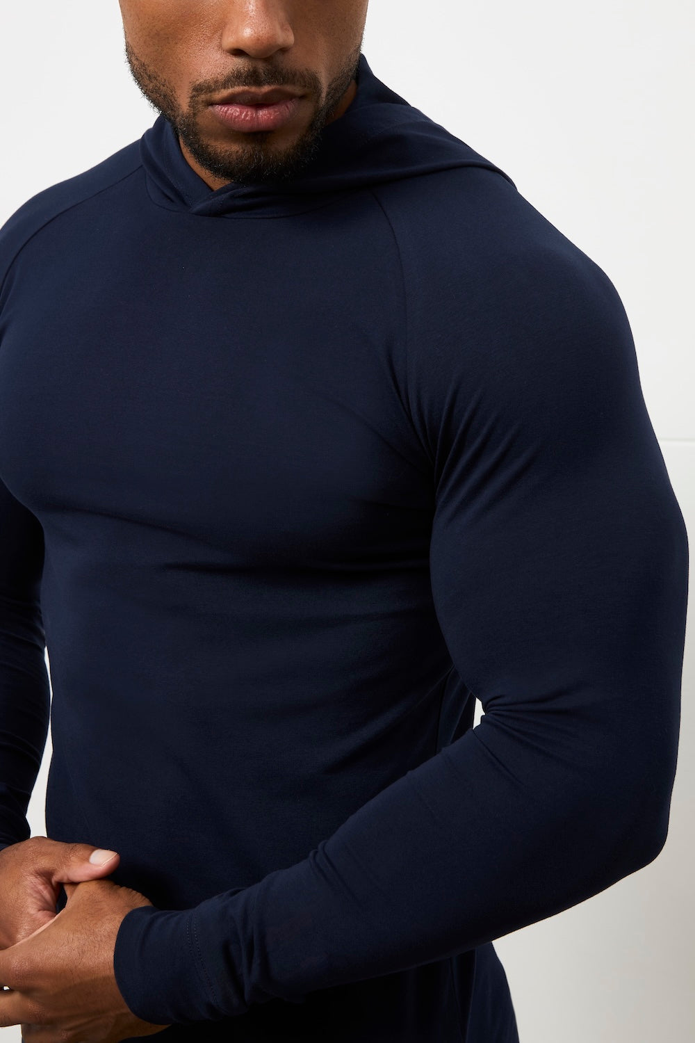 Hooded Top in True Navy