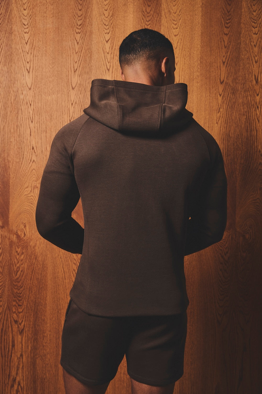 Luxe Sweat Hoodie in Chocolate