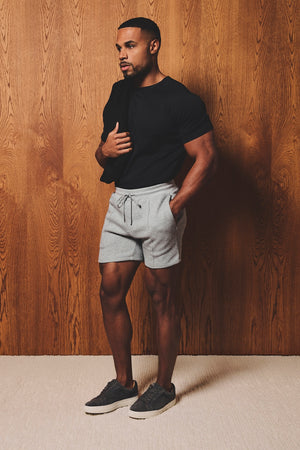 Luxe Sweat Shorts in Grey