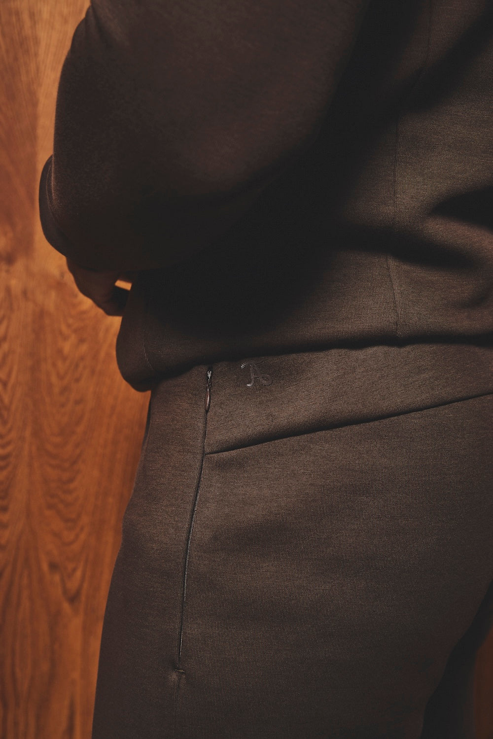 Luxe Sweat Shorts in Chocolate