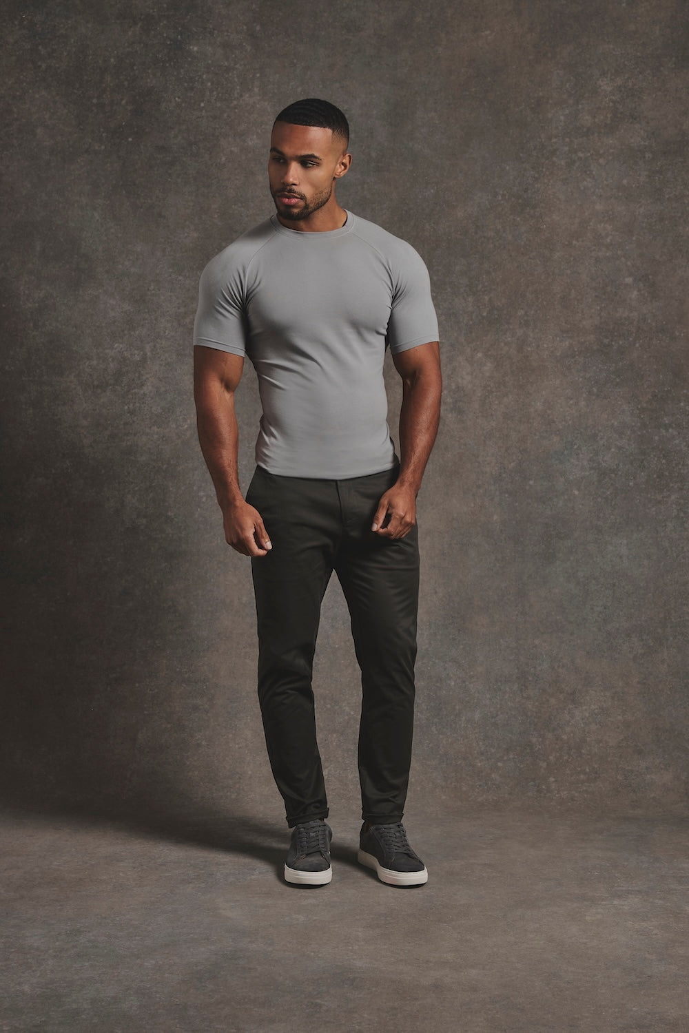Muscle Fit T-Shirt in Grey