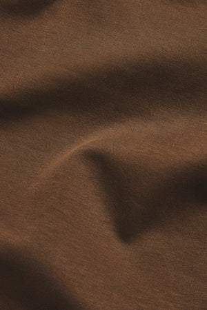 Mercerised Cotton T-Shirt in Chestnut