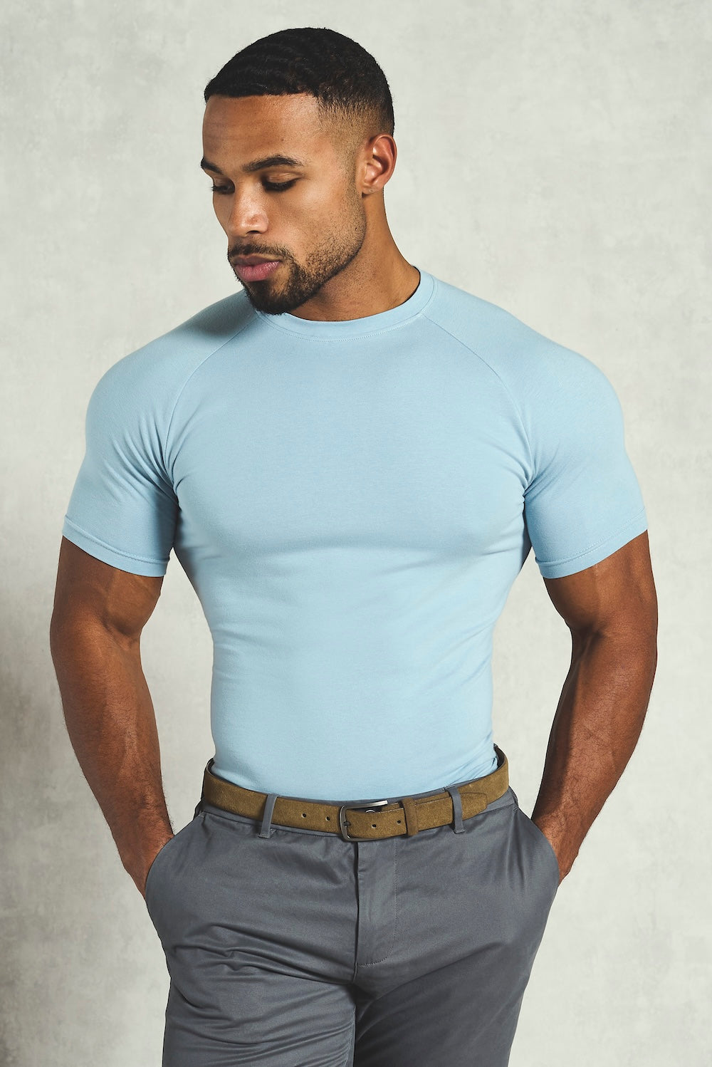 Muscle Fit T-Shirt in Blue
