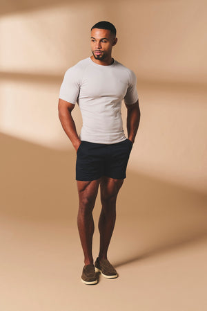 Muscle Fit T-Shirt in Soft Grey