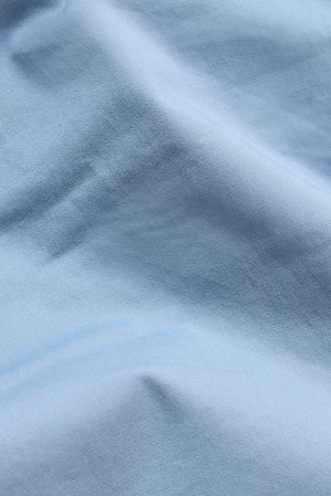 Muscle Fit Stretch Chino Shorts in Light Blue