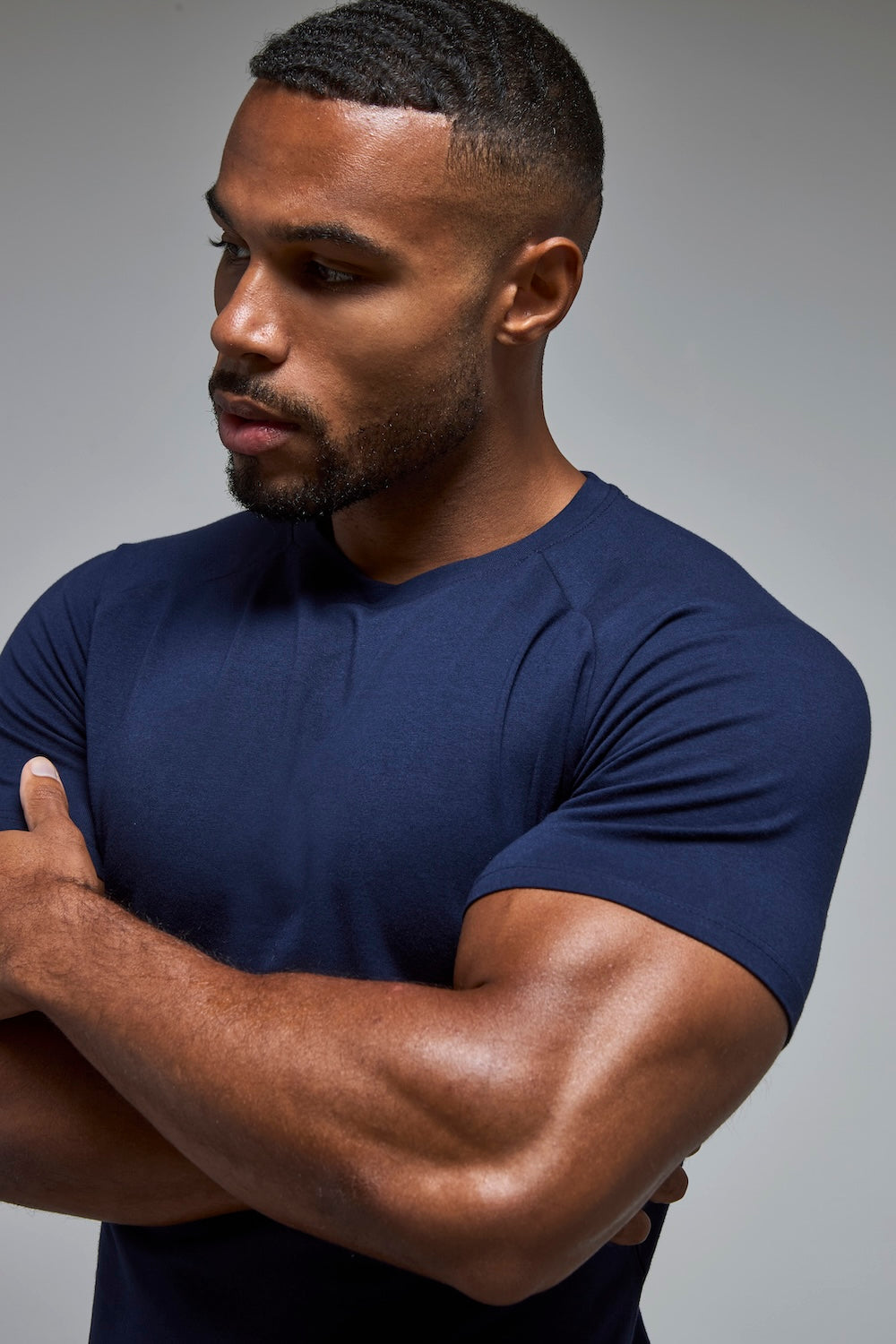 Muscle Fit T-Shirt in True Navy