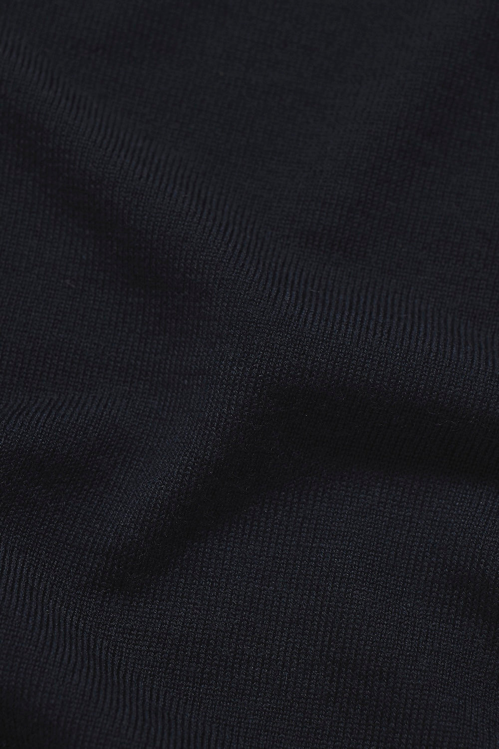 Extra Fine Merino Wool Crew Neck Jumper in Navy