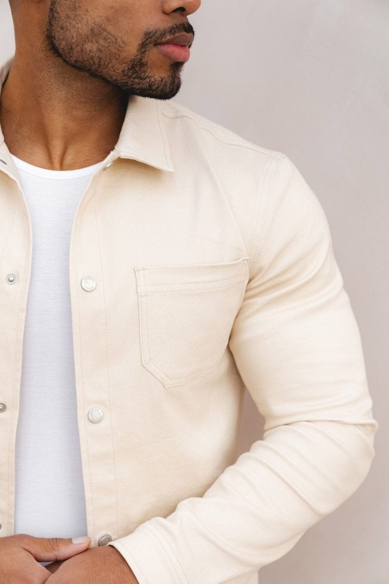 Utility Jacket in Ecru - TAILORED ATHLETE - ROW