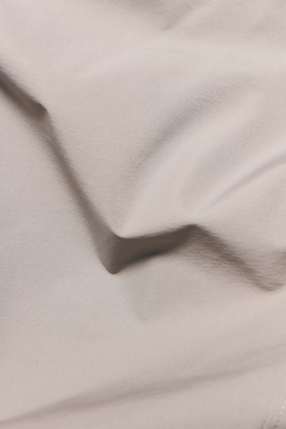 Shower Resistant Funnel Neck Jacket in Pebble Grey