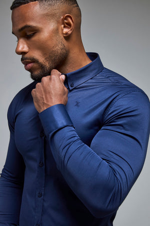 Muscle Fit Signature Shirt 2.0 in French Navy