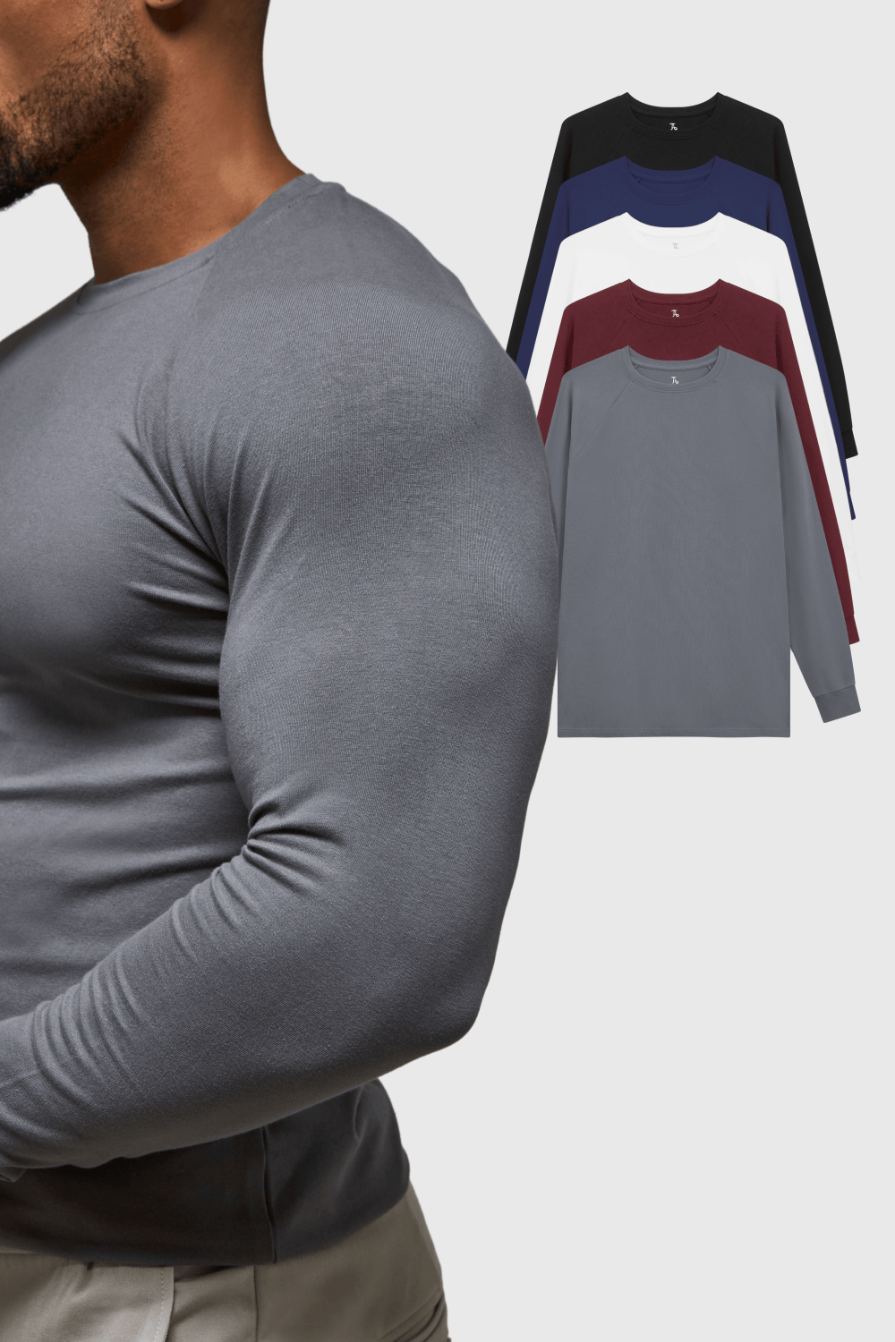 Muscle Fit Long Sleeve Starter 5-Pack