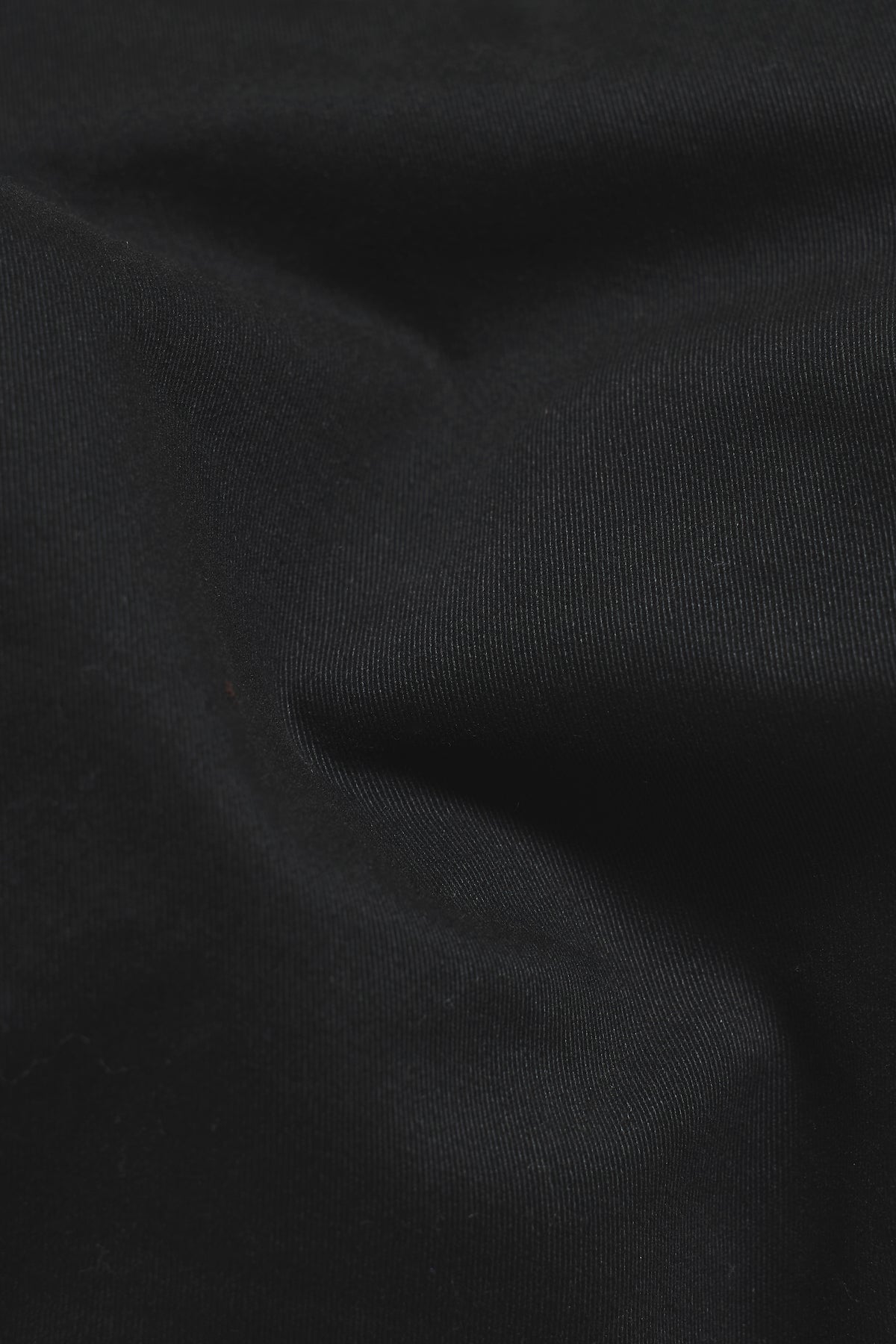 Muscle Fit Cotton Stretch Chino Trouser in Black