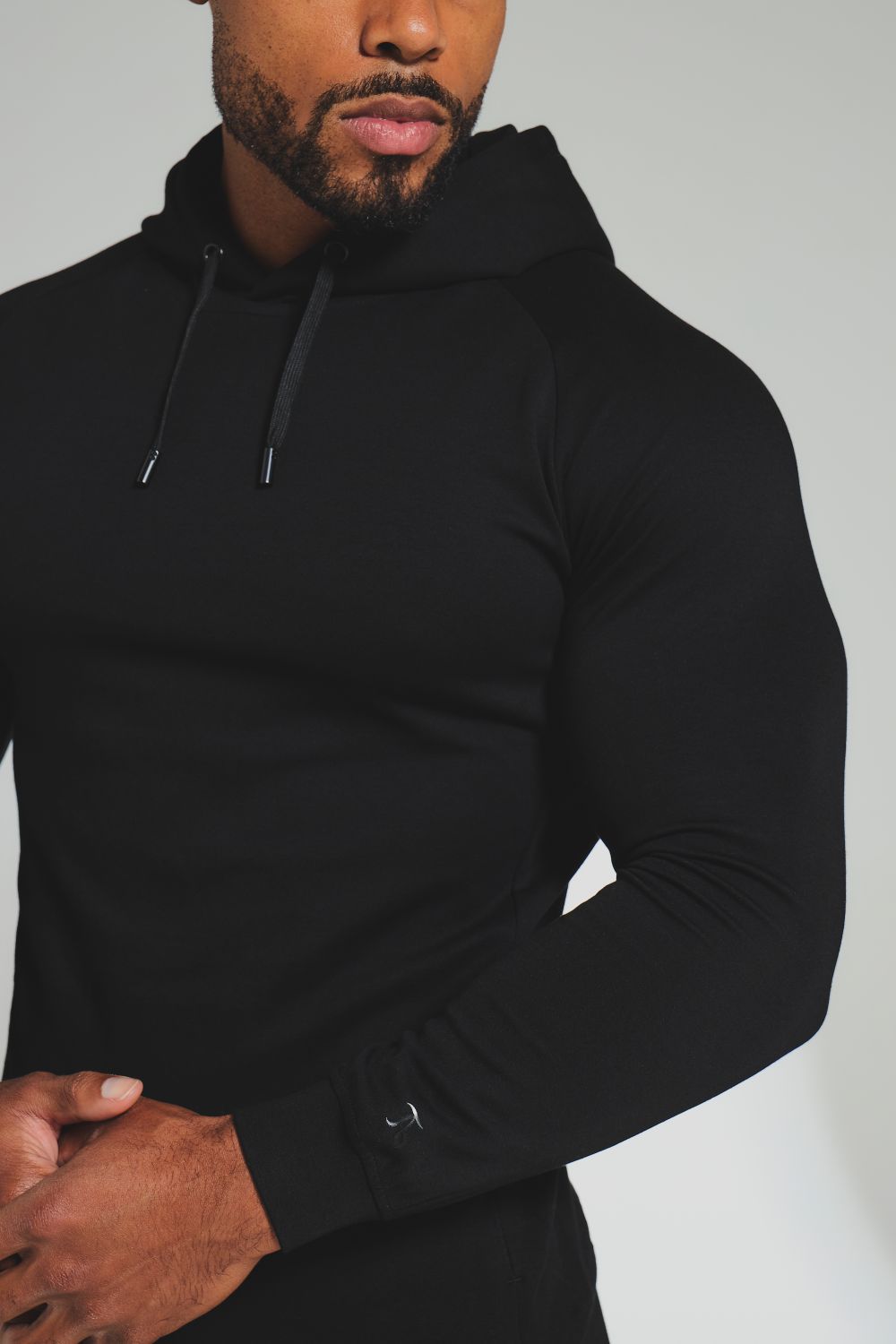 Interlock Hoodie Sweat in Black