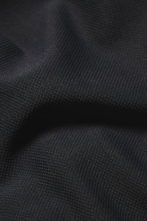 Textured Tipped T-Shirt in Charcoal with White & Grey Tipping