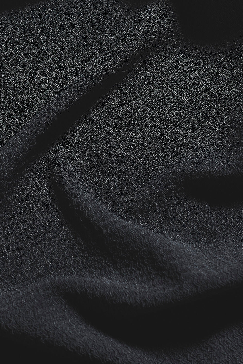 Textured Cuban Collar Shirt in Graphite