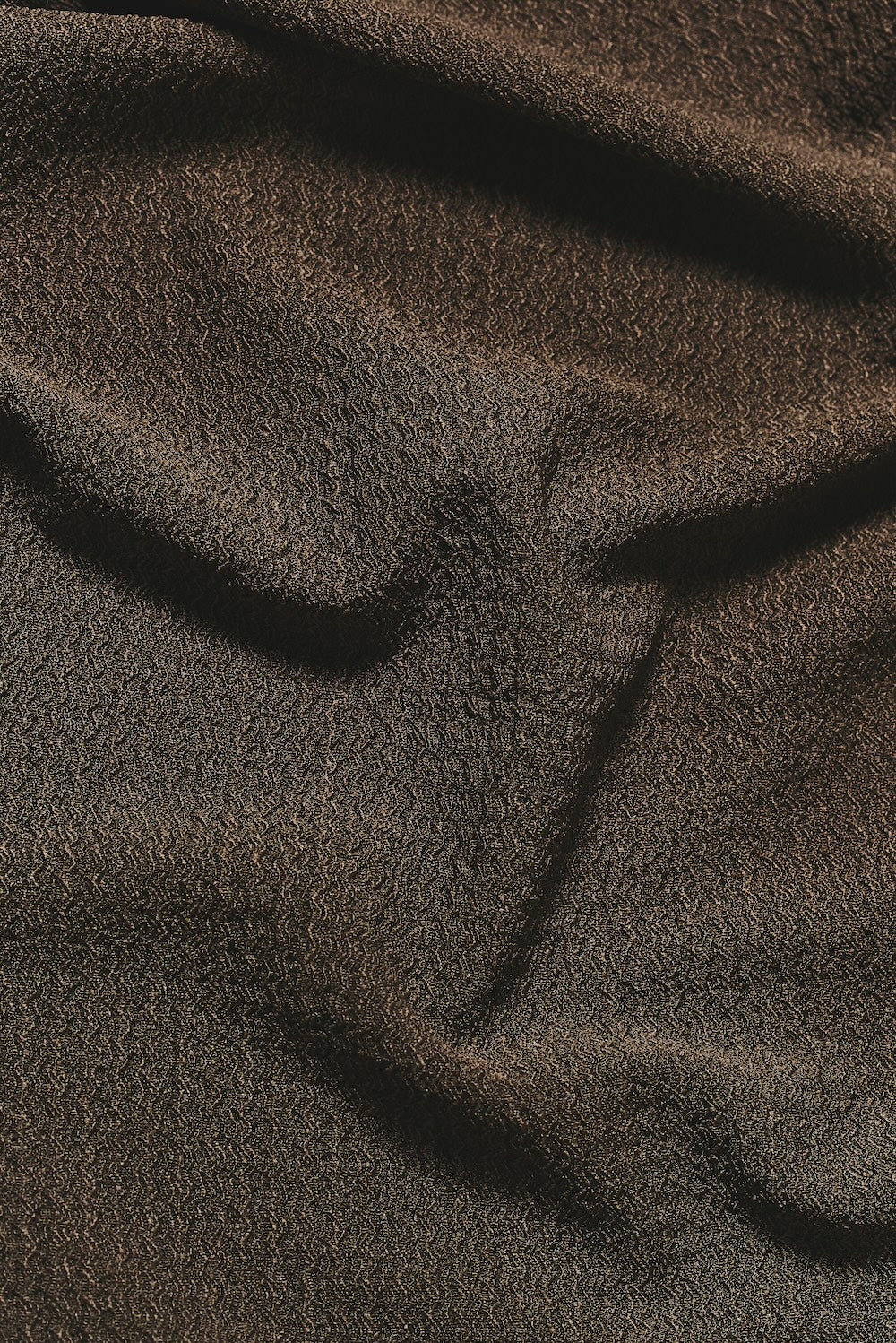 Textured Cuban Collar Shirt in Mocha