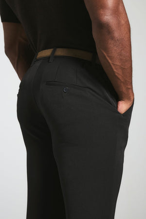 Muscle Fit Essential Trouser in Dark Chocolate