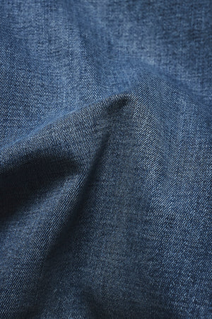 Muscle Fit Stretch Jeans in Mid Blue