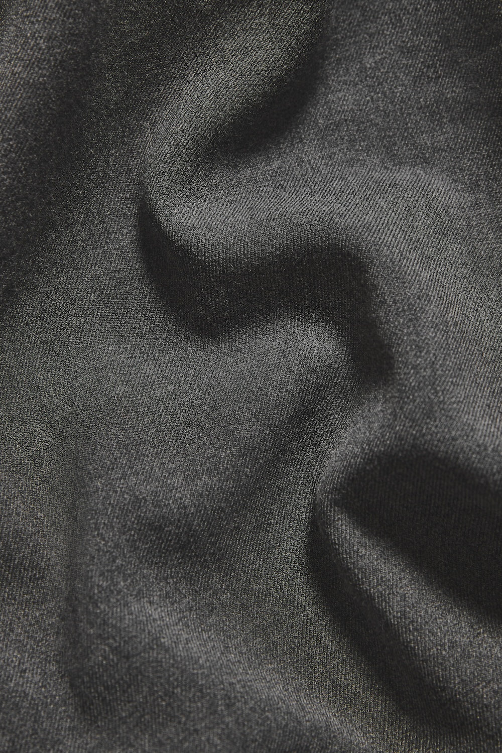 Woven Popper Overshirt in Grey Marl