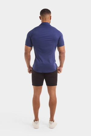 Muscle Fit Chino Shorts in Black - TAILORED ATHLETE - ROW