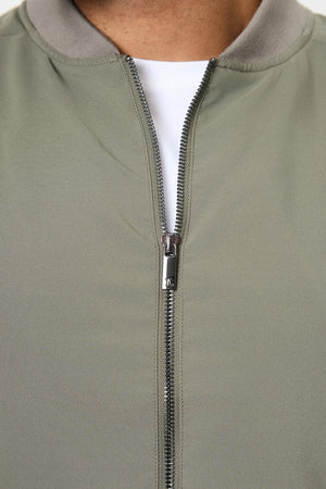 Light Weight Bomber Jacket in Khaki