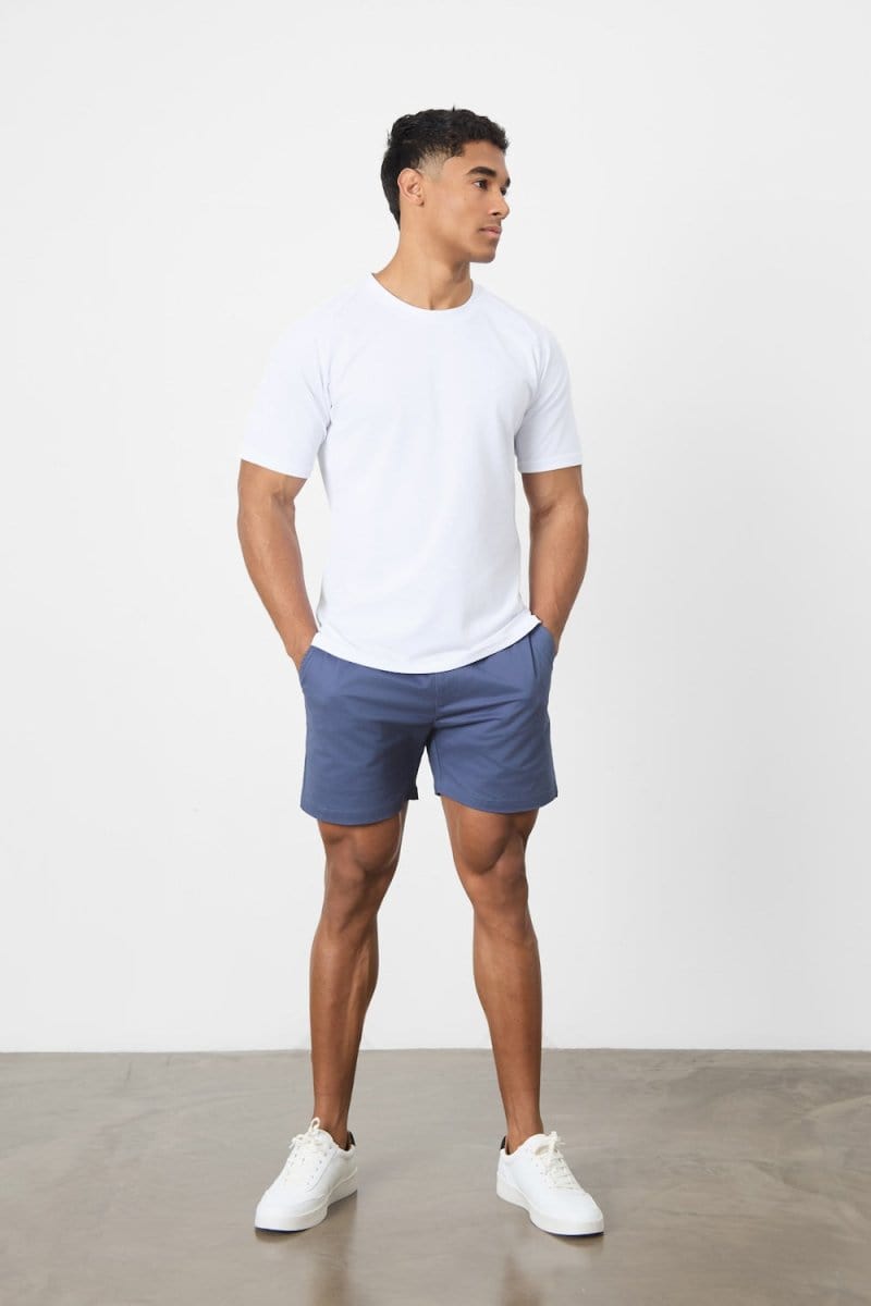Textured Jersey T-Shirt in White - TAILORED ATHLETE - ROW