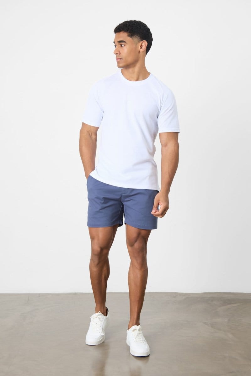 Textured Jersey T-Shirt in White - TAILORED ATHLETE - ROW