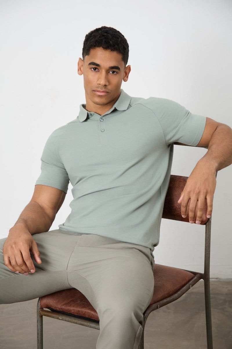 Muscle Fit Seasonal Polo Shirt 5-Pack - TAILORED ATHLETE - ROW