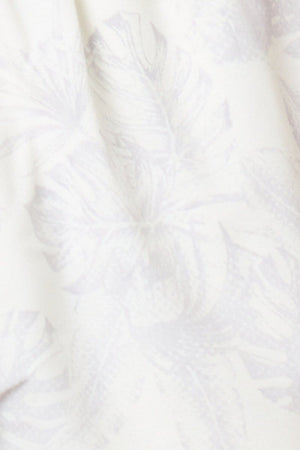 Printed Swim Short in Stone Faded Palm - TAILORED ATHLETE - ROW