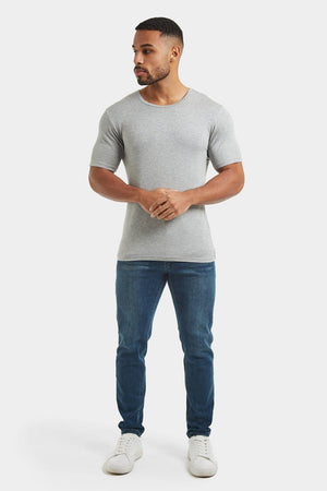 Fashion Fit T-Shirt in Grey Marl - TAILORED ATHLETE - ROW