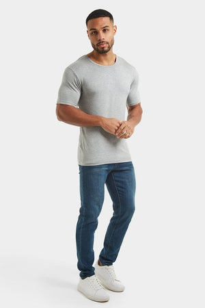 Fashion Fit T-Shirt in Grey Marl - TAILORED ATHLETE - ROW